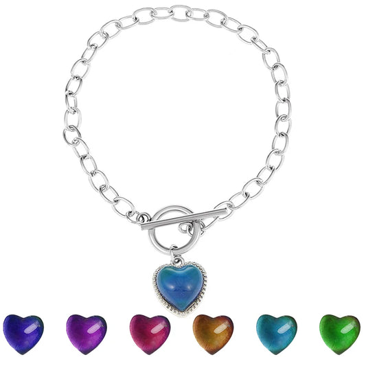 Essenza Emotion Heart Pendant Bracelet